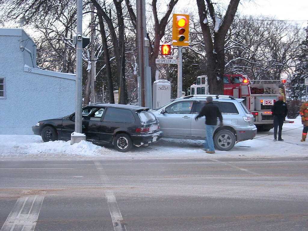 Winter Car Accident