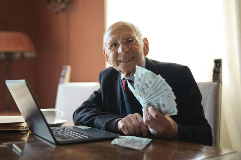 older person receiving canada pension disability benefits